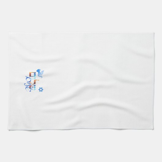 Shalom - Vrede Theedoek (Horizontaal)