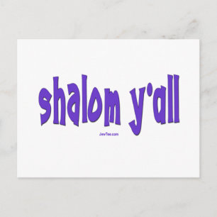 SHALOM Y'ALL GIFTS BRIEFKAART