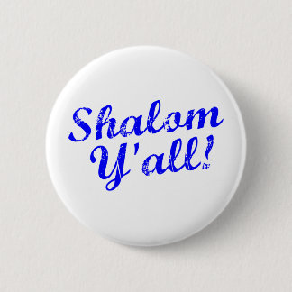 Shalom Y'all! Ronde Button 5,7 Cm