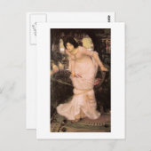 Shalott kijkend naar Lancelot Briefkaart (Voorkant / Achterkant)