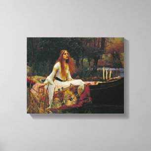 Shalott op het water canvas afdruk