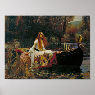 Shalott op het water poster