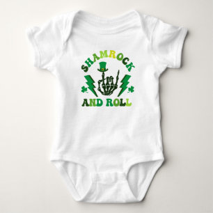 Sham Rock and Roll St Patrick's Day Romper