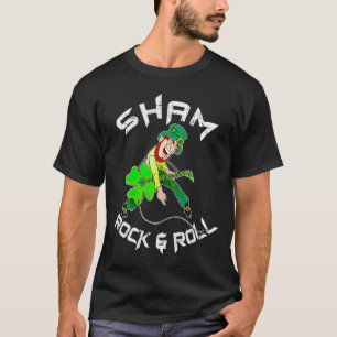 Sham Rock en Roll Shamrock Guitar Lover St Patric T-shirt