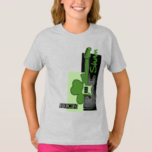 Sham Rock. Muziekthema St. Patrick's Day T-shirt