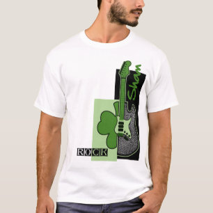 Sham Rock. Muziekthema St. Patrick's Day T-shirt