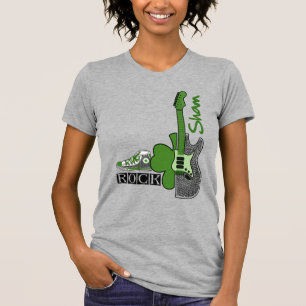 Sham Rock. Muziekthema St. Patrick's Day T-shirt