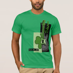 Sham Rock. Muziekthema St. Patrick's Day T-shirt