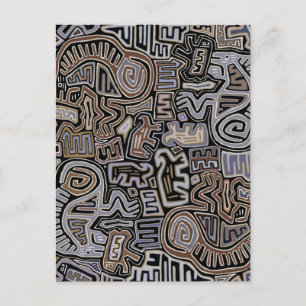 Shamaan Peyote Slangritueel Geesten Briefkaart