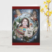 Shaman , carte de voeux pour femme médecin (Fleur jaune)