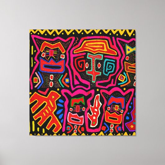 Shaman Demon Spirits and Dreams Canvas Afdruk (Voorkant)