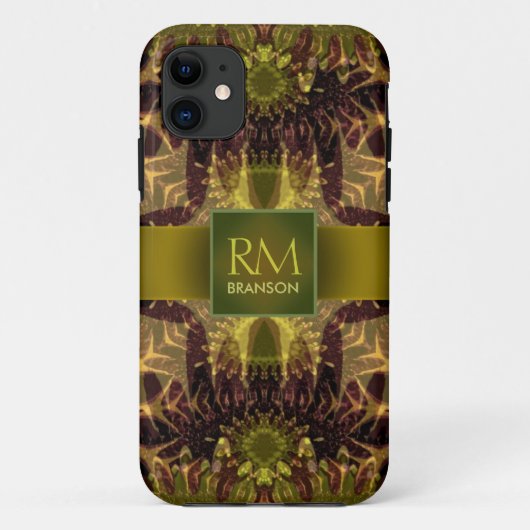 Shaman DMT Monogram aangepast casemaat Case-Mate iPhone Case (Achterkant)