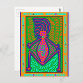 Shaman Earth Moeder Briefkaart (Voorkant / Achterkant)