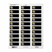 Shaman Healing Wolf (zwart) Etiket (Full Sheet)