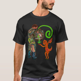 Shaman in de Spirit Realms (mannen deluxe) T-shirt