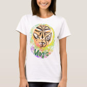 Shaman Magic Face Mage Enchantress Art T-shirt (Devant)