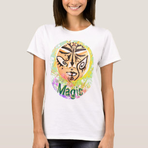 Shaman Magic Face Mage Enchantress Art T-shirt