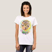 Shaman Magic Face Mage Enchantress Art T-shirt (Devant entier)
