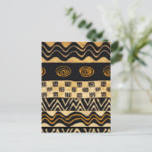 Shaman-ontwerp van Afrikaanse stammen Briefkaart (Staand voorkant)