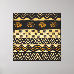 Shaman-ontwerp van Afrikaanse stammen Canvas Afdruk