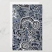 Shaman Peyote Ritual Mola Briefpapier (Voorkant / Achterkant)