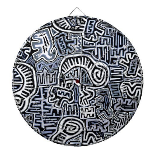 Shaman Peyote Ritual Mola Dartbord (Voorkant)