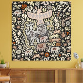Shaman Peyote-ritueel Canvas Afdruk (Insitu (Woonkamer))