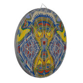 Shaman Tribal Mask Dartbord (Voorkant Links)