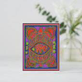 Shaman Turtle Spirit Briefkaart (Staand voorkant)
