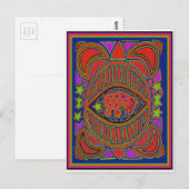 Shaman Turtle Spirit Briefkaart (Voorkant / Achterkant)