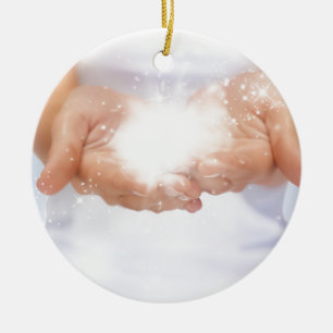 shaman voor witte energie hellende handen reiki ge keramisch ornament