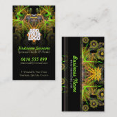 Shaman Warrior Fractal Artistry Visitekaartjes (Voorkant / Achterkant)