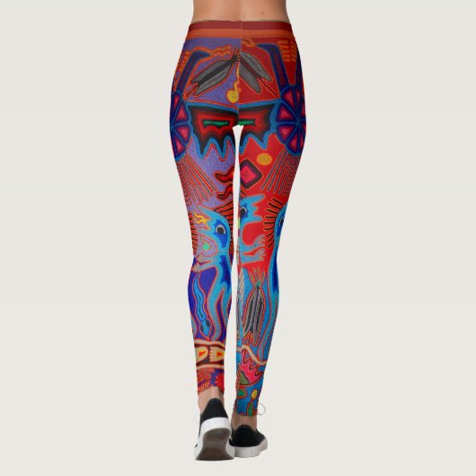 Shaman Zuidwest Peyote Rituele Leggings (Achterkant)