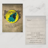 SHAMANIC - CARTE DE VISITE (Devant / Derrière)