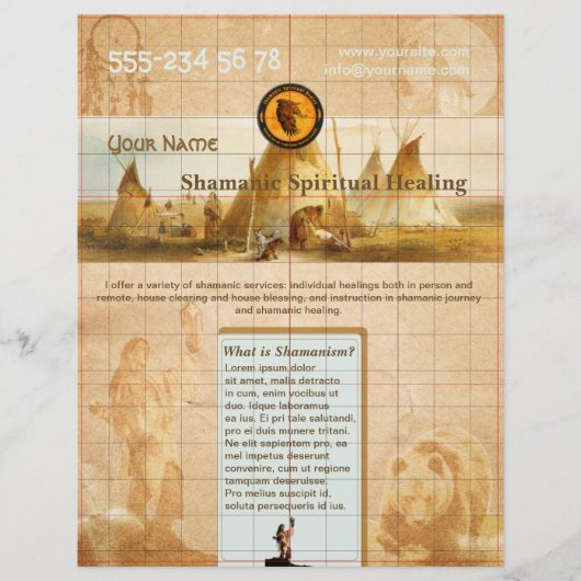 Shamanic Healing - Flyer (Voorkant)
