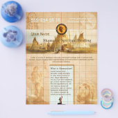Shamanic Healing - Flyer (Enkel)