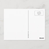 Shamanic Zee Turtle Symbol + uw ideeën en tekst Briefkaart (Achterkant)