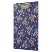 Shamanic Zee Turtles Pattern + uw achtergrondkleur Klembord (Links)