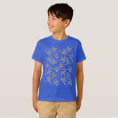 Shamanic Zee Turtles Pattern + uw achtergrondkleur T-shirt (Voorkant volledig)