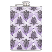 Shamanic Zee Turtles Pattern - violet Heupfles (Voorkant)