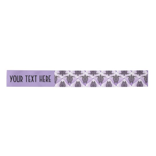 Shamanic Zee Turtles Pattern - violet Lint (Voorkant)