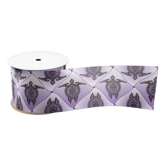 Shamanic Zee Turtles Pattern - violet Lint (Spoel)