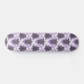 Shamanic Zee Turtles Pattern - violet Skateboard (Horizontaal)