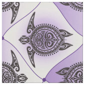 Shamanic Zee Turtles Pattern - violet Stof (Swatch)