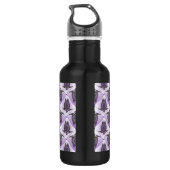 Shamanic Zee Turtles Pattern - violet Waterfles (Achterkant)