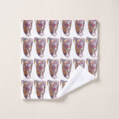 ShamanicBIRD Mask Bath Towel Set Bad Handdoek (Wasdoekje)