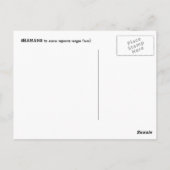 Shamans Briefkaart (Achterkant)