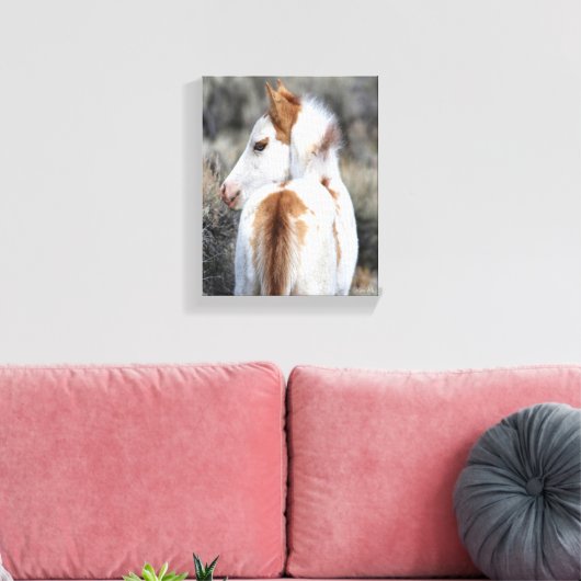 Shaman's Little Filly Wrapped Canvas Afbeelding (Insitu (Woonkamer))
