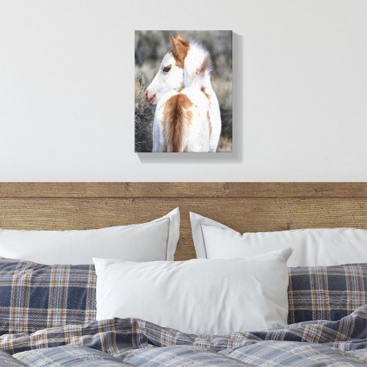 Shaman's Little Filly Wrapped Canvas Afbeelding (Insitu (Slaapkamer))