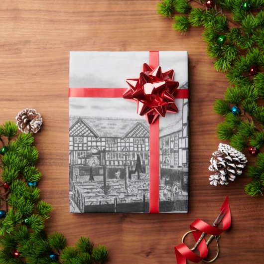Shambles Pub inpakpapier (Feestdagen Geschenken)
